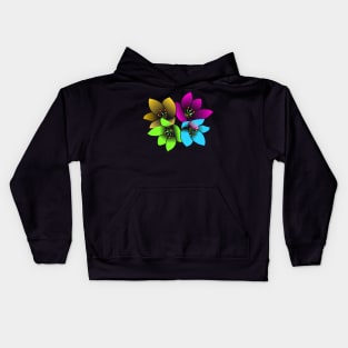 bloom blooming flower flowery petals floral Kids Hoodie